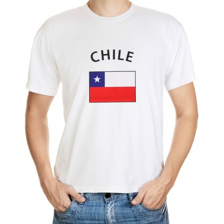 Wit heren t-shirt Chili