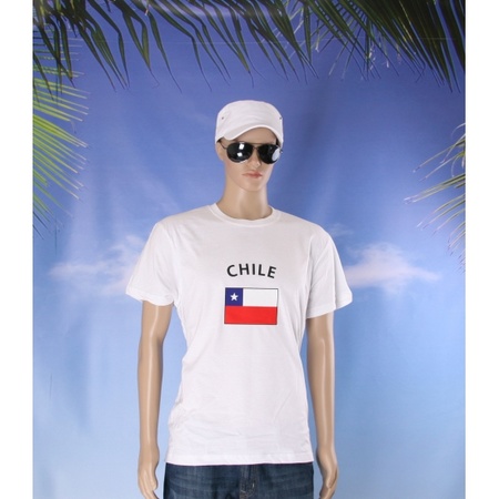 T-shirt with flag Chili