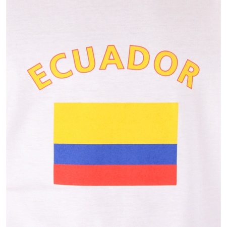 T-shirt with flag Ecuador