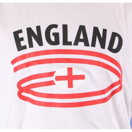 Wit heren t-shirt Engeland