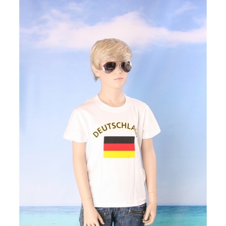 Wit kinder t-shirt Duitsland