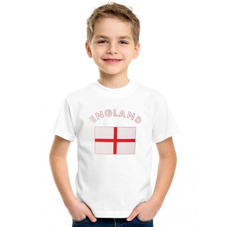 Wit kinder t-shirt Engeland