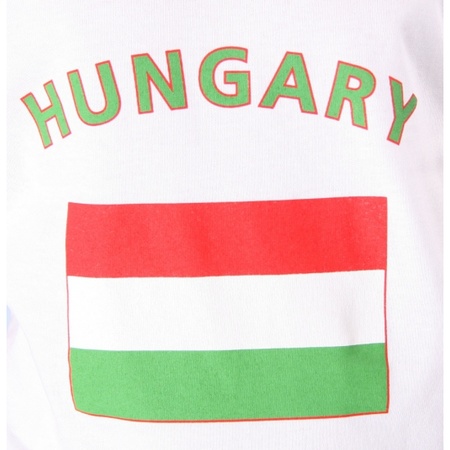 Wit kinder t-shirt Hongarije