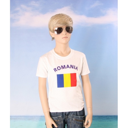 Kids t-shirt flag Romania