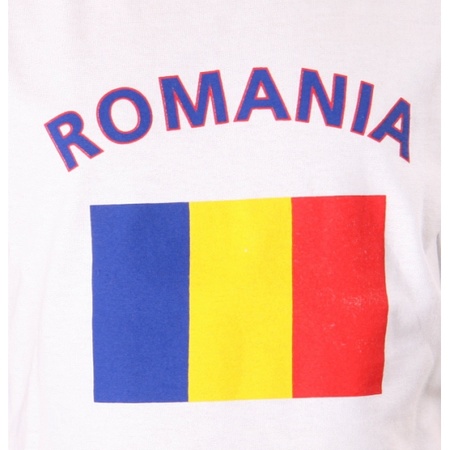 Wit kinder t-shirt Roemenie