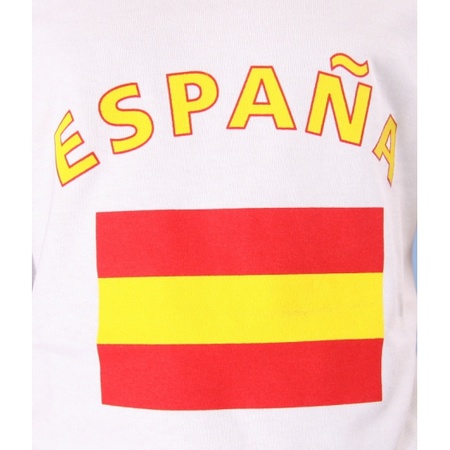 Wit kinder t-shirt Spanje