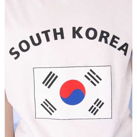 Kids t-shirt with flag South Korea
