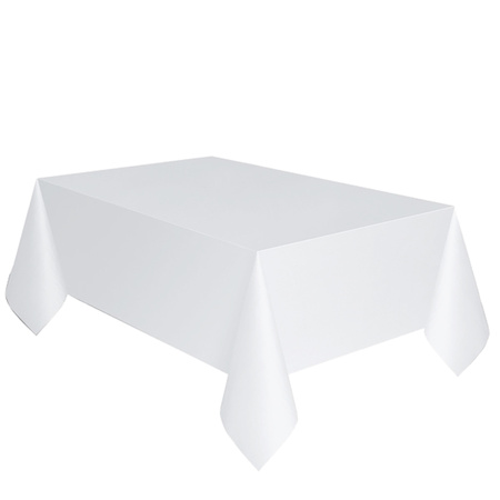 White paper tablecloth 274 x 137 cm