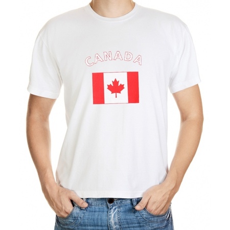 Wit t-shirt Canada heren
