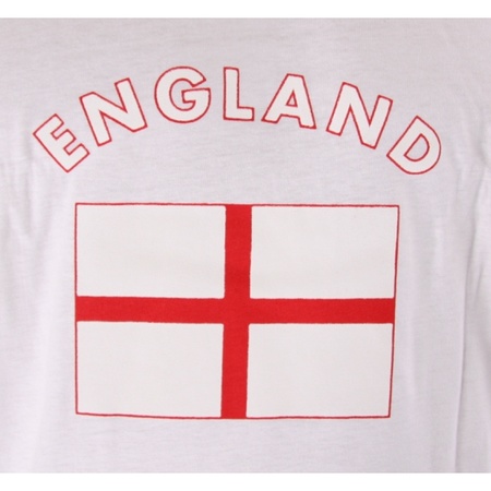Wit t-shirt Engeland heren