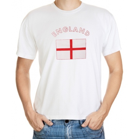 Wit t-shirt Engeland heren
