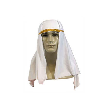 White carnaval Arabs headpiece