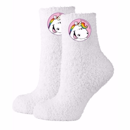 Unicorn socks white ladies