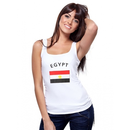 Witte dames tanktop Egypte
