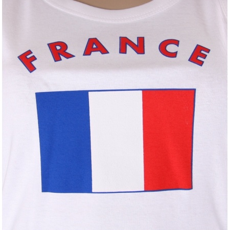 Tanktop flag France for ladies