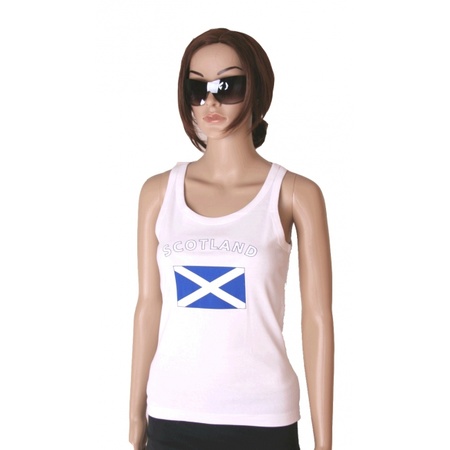 Tanktop flag Scotland for ladies