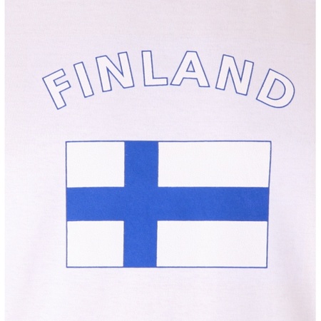 Witte heren tanktop Finland