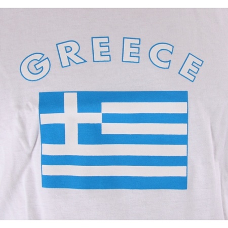 Witte heren tanktop Griekenland