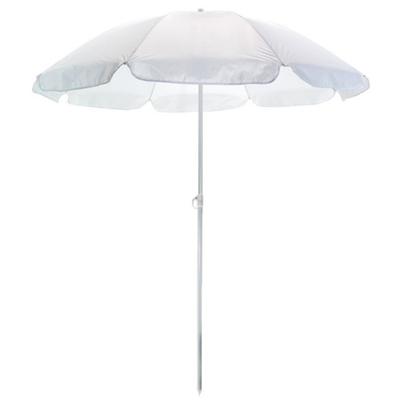 Polyester white parasol 145 cm