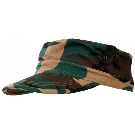 Children's cap with camouflage print