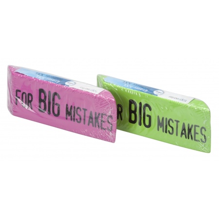 XXL Big Mistake gum 14 x 4,5 cm groen
