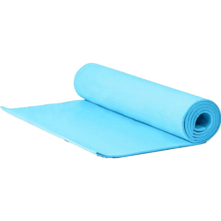 Yoga mat / fitness mat blue 180 x 50 x 0.5 cm