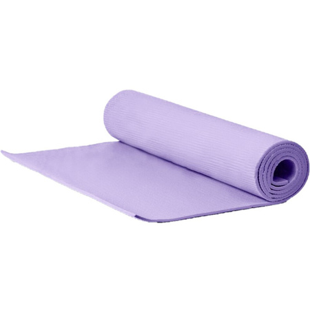 Yoga mat / fitness mat lilac 173 x 60 x 0.6 cm
