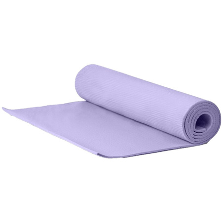 Yoga mat / fitness mat lilac 183 x 60 x 1 cm