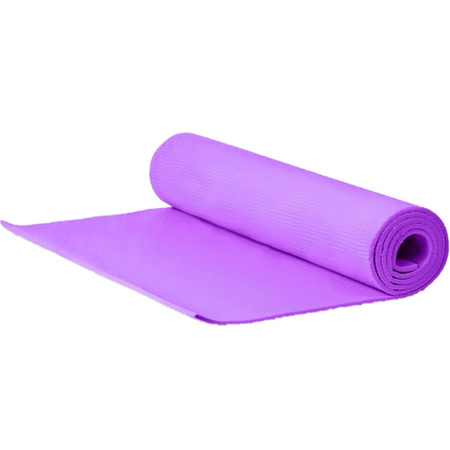 Yoga mat / fitness mat purple 173 x 60 x 0.6 cm