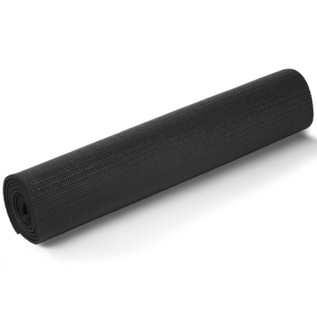 Yoga mat black 190 x 61 cm