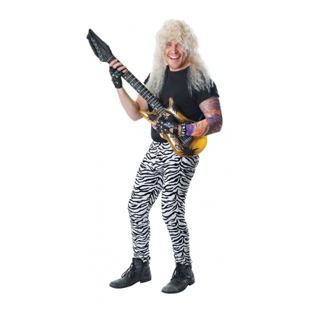 Zebra print verkleed legging - rockers - dames en heren