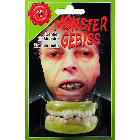 Zombie gebitje voor boven en onder tanden