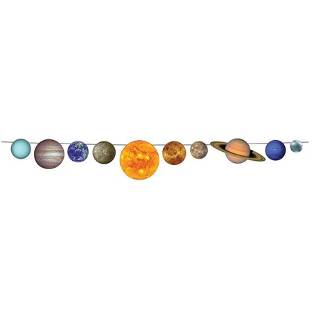 Solar system garland planets 2,4 m