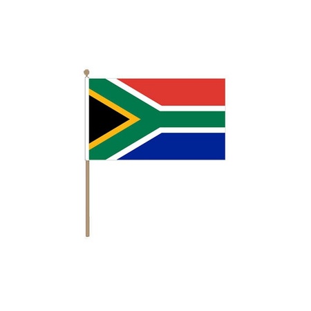 South Africa waving flag 15 x 22 cm