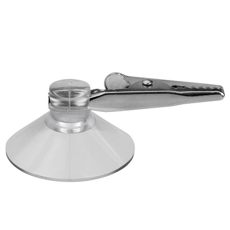 Suction cup with alligator clip 4 cm