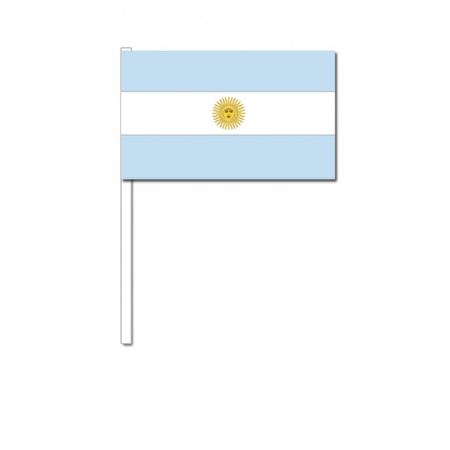 Zwaaivlaggetjes Argentinie 12 x 24 cm