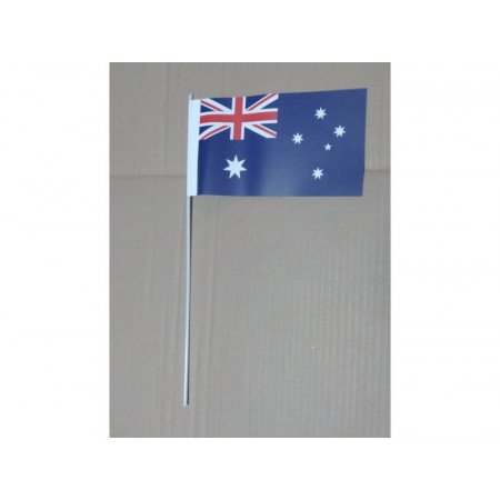 Hand wavers with Australia flag 24 cm