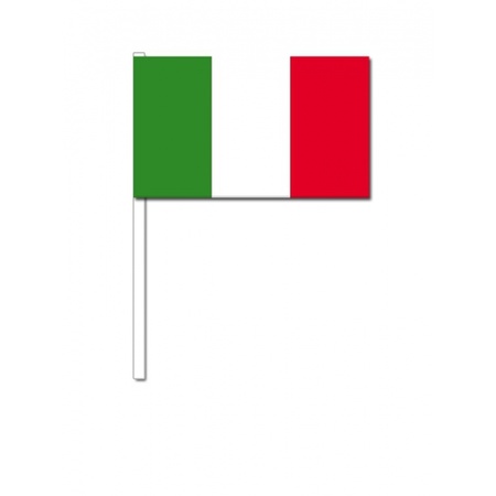 Zwaaivlaggetjes Italie 12 x 24 cm