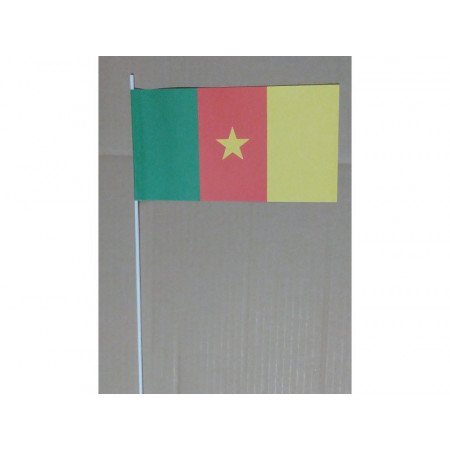 Zwaaivlaggetjes Kameroen 12 x 24 cm