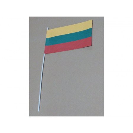 Zwaaivlaggetjes Litouwen 12 x 24 cm