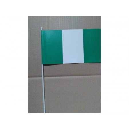 Zwaaivlaggetjes Nigeria 12 x 24 cm