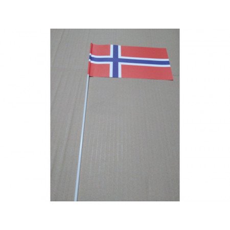 Zwaaivlaggetjes Noorwegen 12 x 24 cm