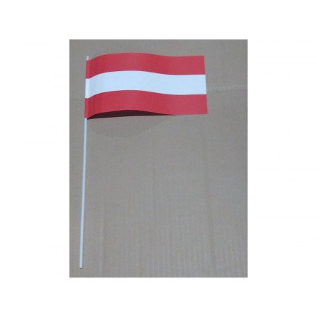Zwaaivlaggetjes Oostenrijk 12 x 24 cm
