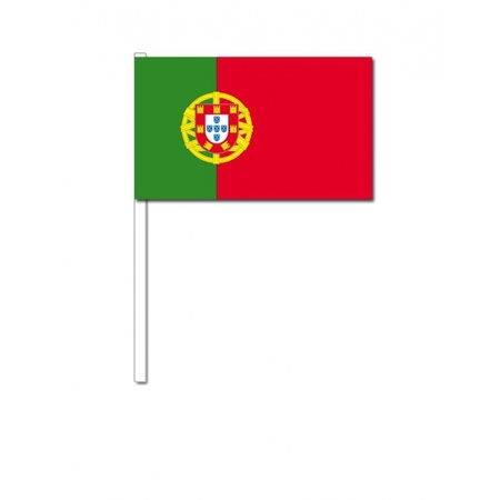 Zwaaivlaggetjes Portugal 12 x 24 cm.