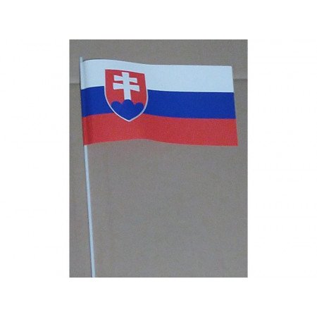 Zwaaivlaggetjes Slowakije 12 x 24 cm