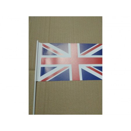 Zwaaivlaggetjes Verenigd Koninkrijk 12 x 24 cm.