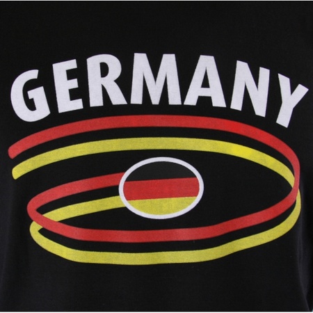 Zwart dames t-shirt Duitsland