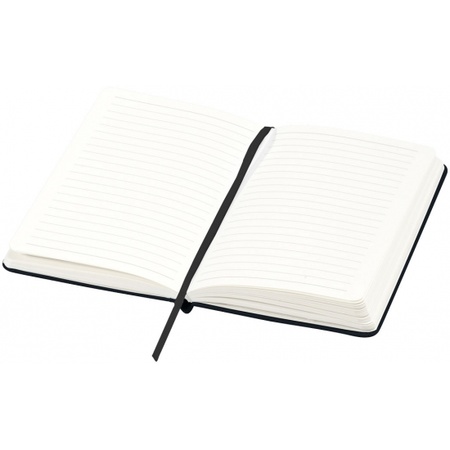 Black lined notebook A5