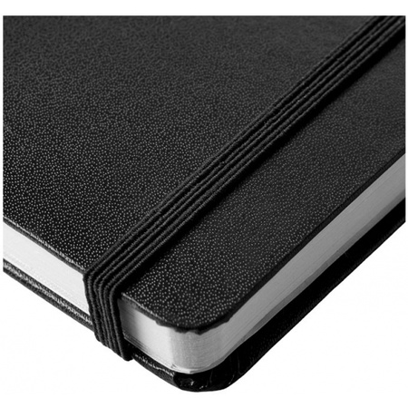 Black lined notebook A5