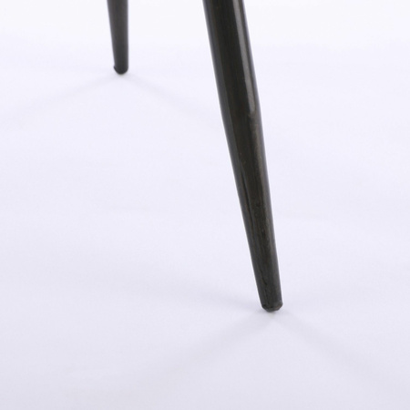 Table round black 51 x 40 cm